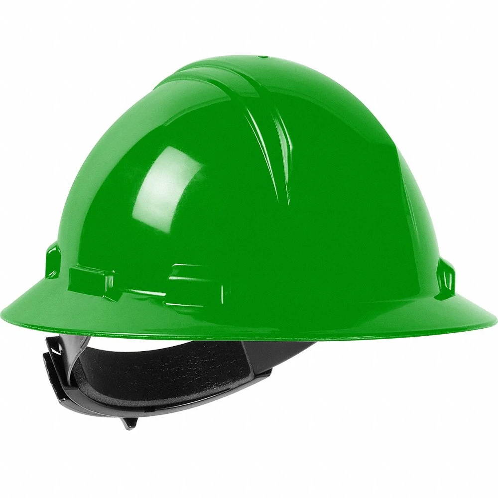 Hard Hat, Lime, No Graphics, Ratchet, Ratchet, HDPE, Basic Colors, Dynamic