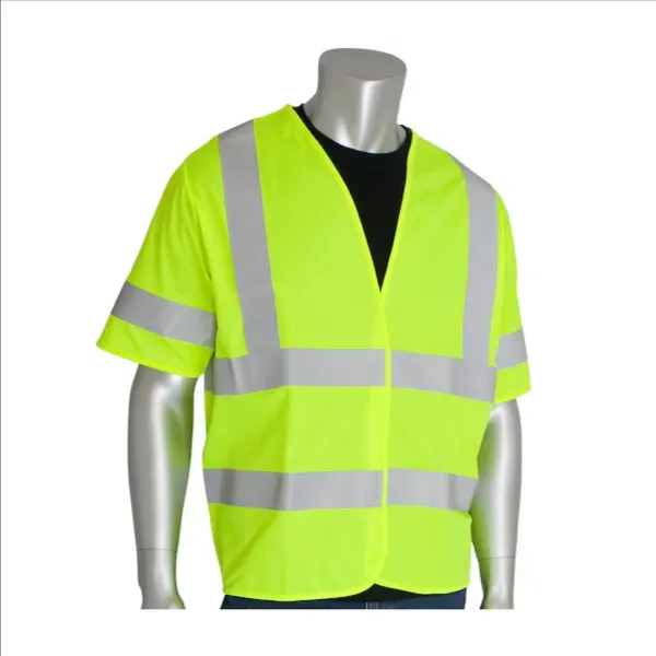 PIP 305-HSSVFRLY-2X/3X Protective Clothing High Visibilty Vest, 2XL-3XL, Hi-Vis Yellow, Each | CL9CHE