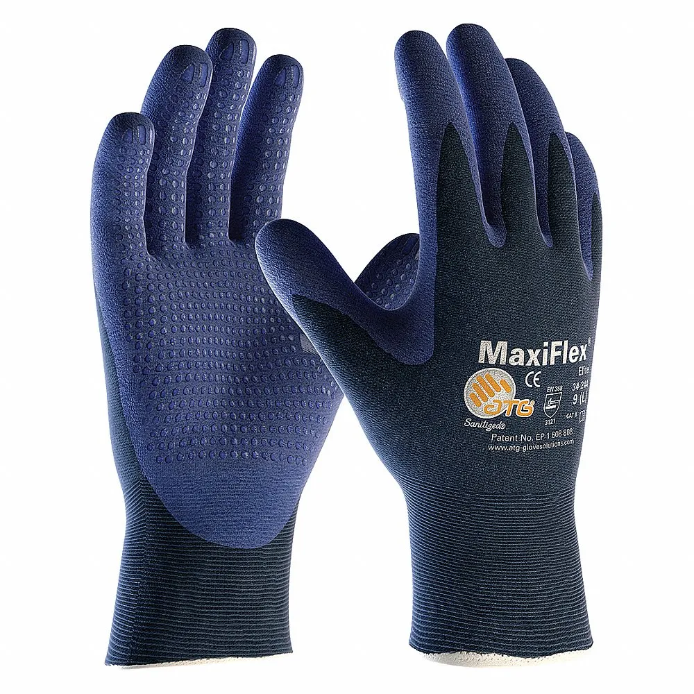 PIP 34-244/M Hand Protection Seamless Glove Coated, M, Dozen | CL9EAZ