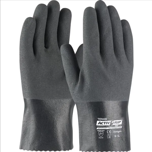 PIP 56-AG585/XS Hand Protection Chemical Resistant Coated Gloves, XS, Gray, Dozen | CL9JHE