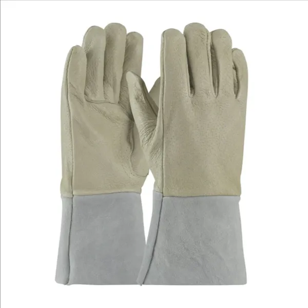 PIP 75-320/S Welding Protection Gloves, S, Gray, Dozen | CL9LAM