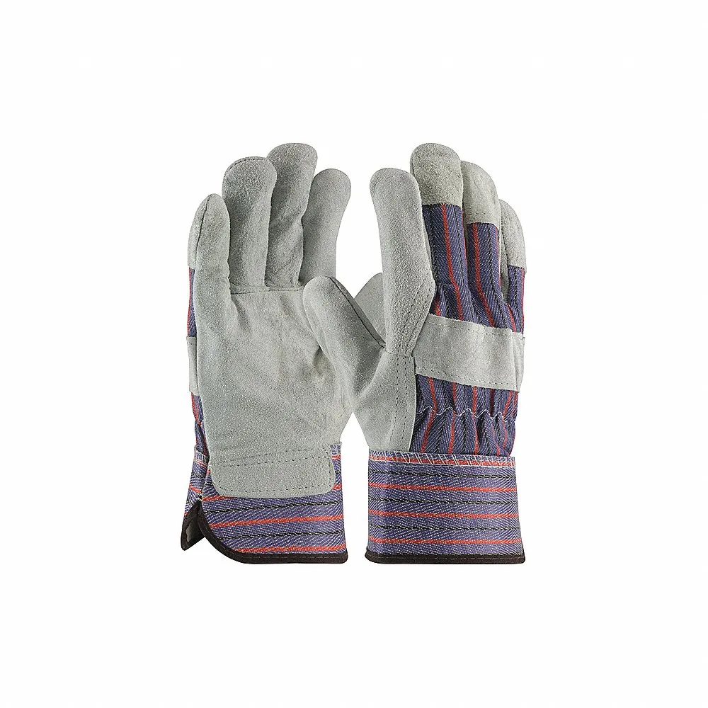 PIP 85-7500/S Hand Protection Leather Palm Gloves, S, Gray, Dozen | CL9LLW