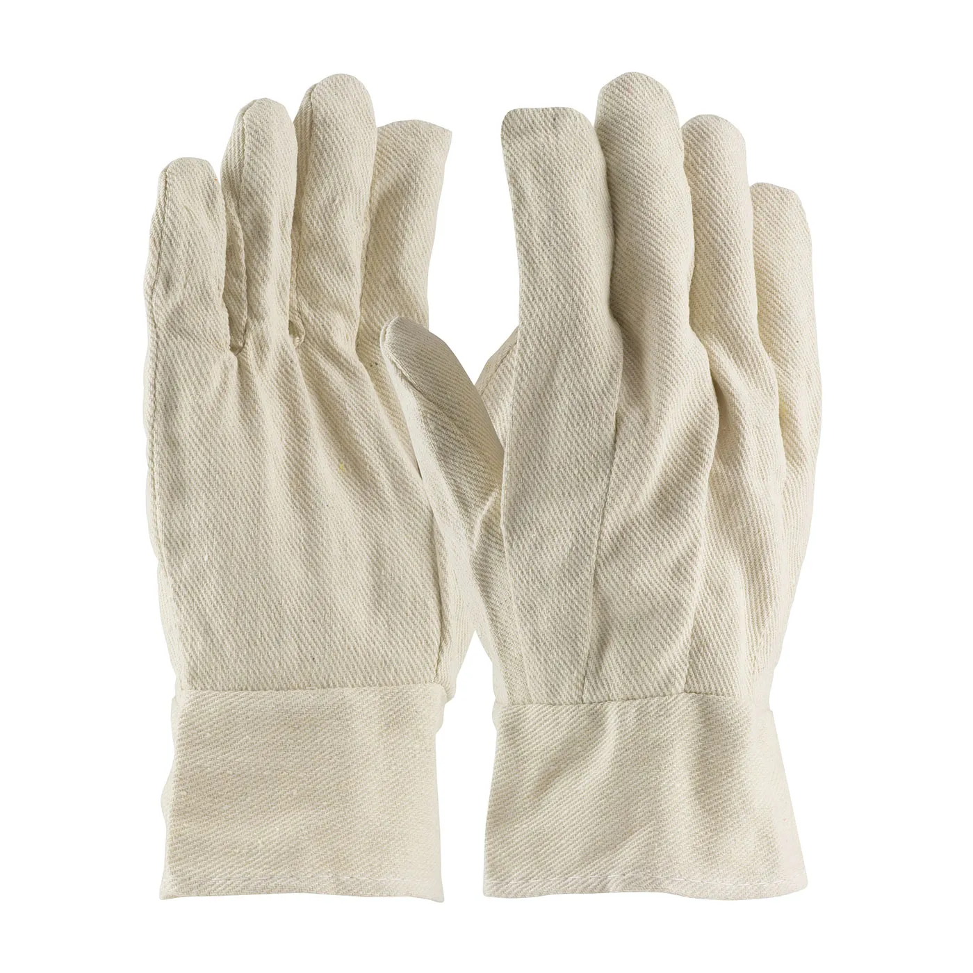 PIP 90-908BT Hand Protection Fabric Work Gloves, Men, Natural, Dozen | CL9LWZ