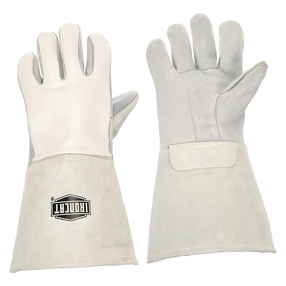 PIP 9061/M Welding Protection Gloves, M, Gold, Pair | CL9LYV