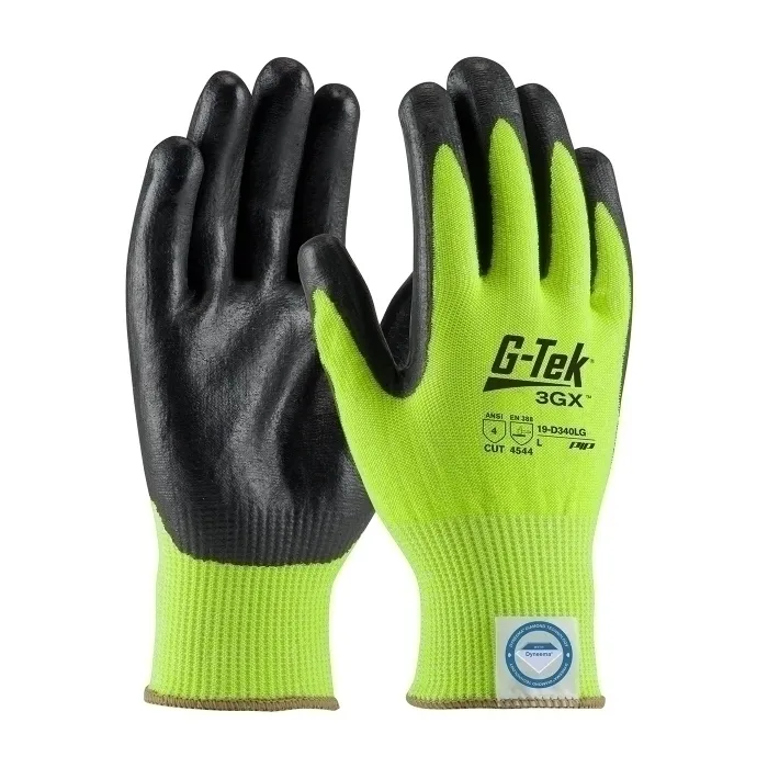 PIP 19-D340LG/S Hand Protection Cut Resistant Gloves, S, Hi-Vis Orange, Dozen | CL8XBV
