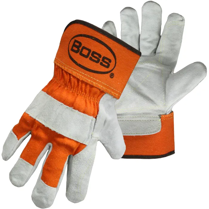 PIP 1JL23932X Hand Protection Leather Palm Gloves, 2XL, Orange, Pair | CL8XHB