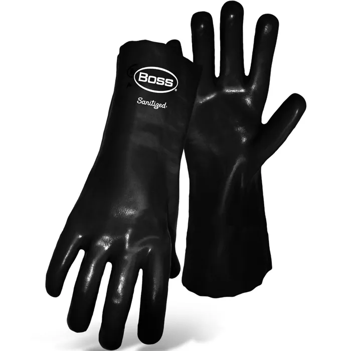 PIP 1SP8714 Hand Protection Chemical Resistant Coated Gloves, L, Pair | CL8XLP