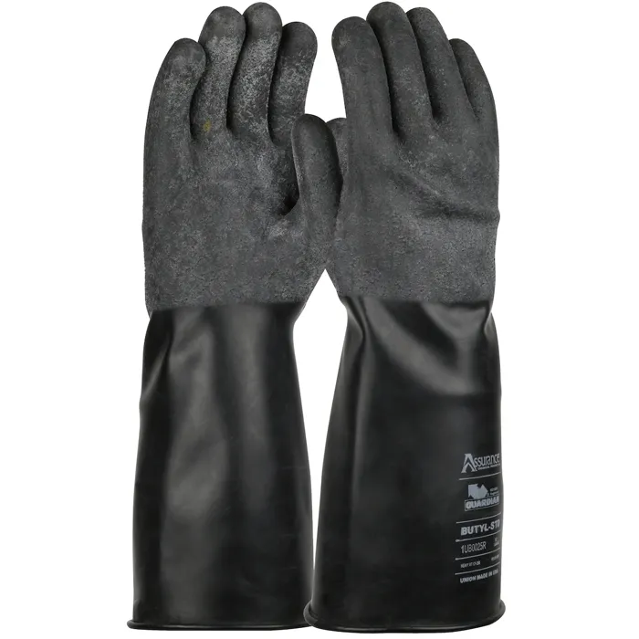 PIP 1UB0025RX Hand Protection Chemical Resistant Coated Gloves, XL, Green, Pair | CL8XMT