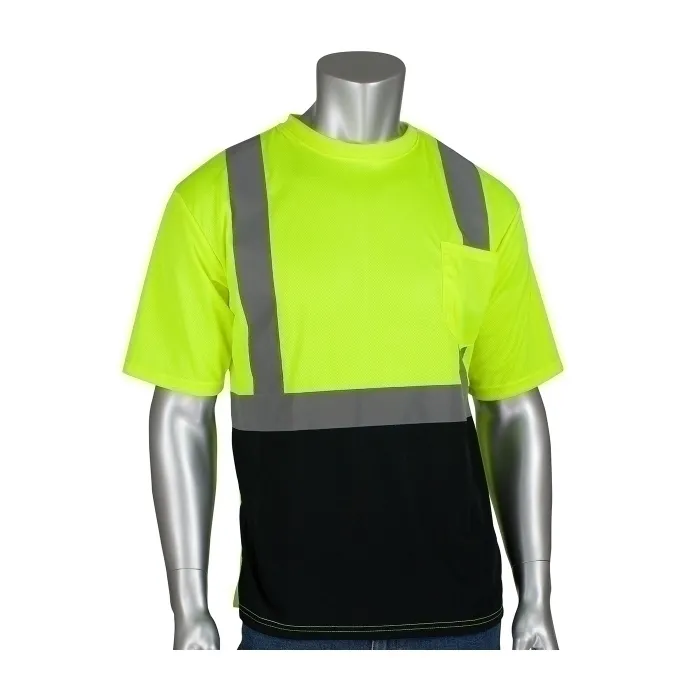 PIP 312-1250B-LY/6X Protective Clothing High Visibility Shirt, 6XL, Hi-Vis Orange, Each | CL9CQR