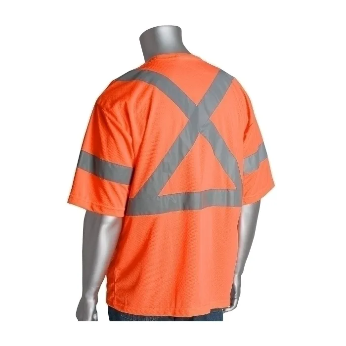 PIP 313-1400-OR/M Protective Clothing High Visibility Shirt, M, Hi-Vis Yellow, Each | CL9CXR