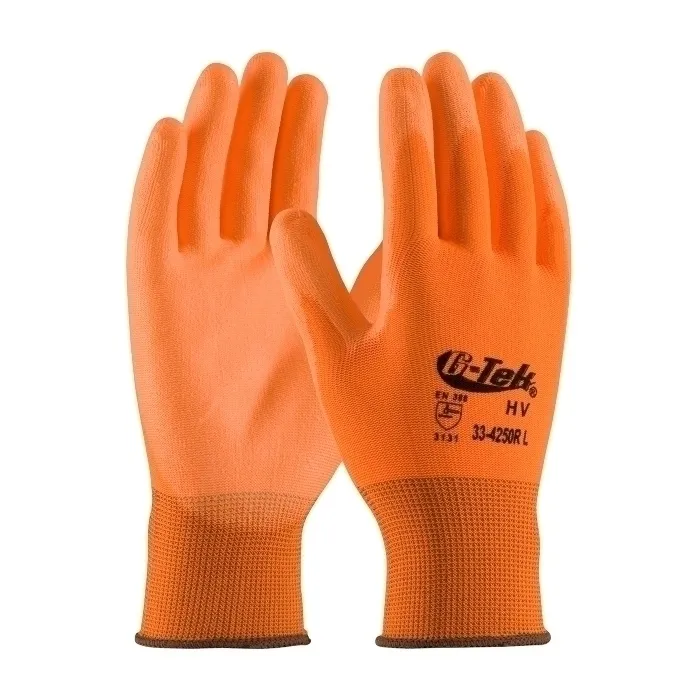 PIP 33-425OR/M Hand Protection Seamless Glove Coated, M, Dozen | CL9DLW