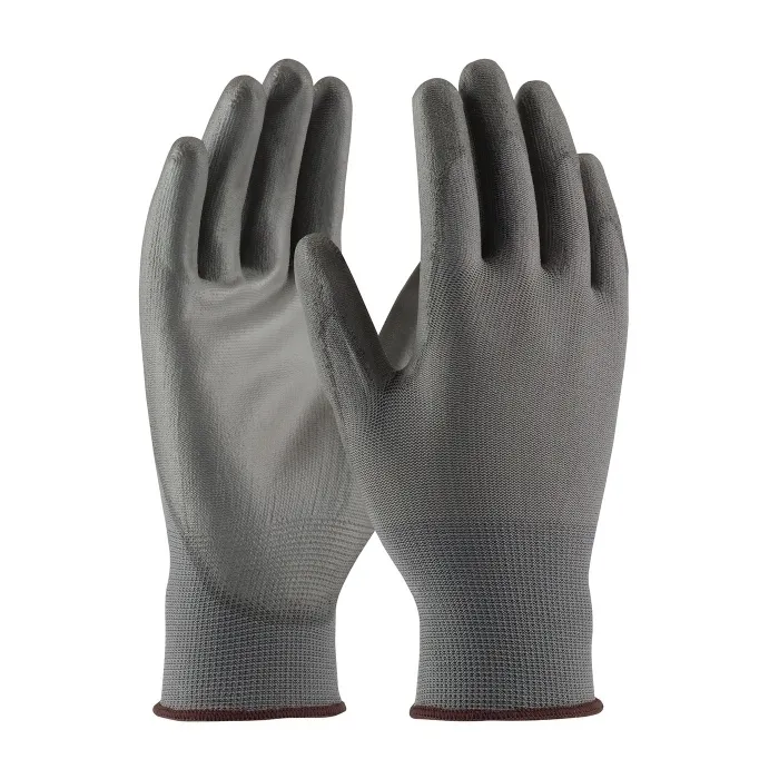 PIP 33-G115/S Hand Protection Seamless Glove Coated, S, Gray, Dozen | CL9DMY