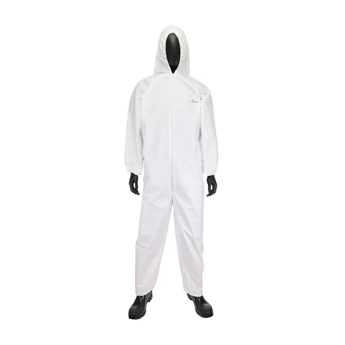 PIP 3606/L Protective Clothing Disposable Coverall, L, White, Case | CL9FFE