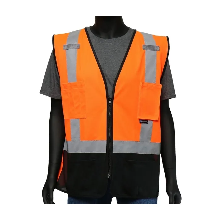 PIP 47212/M Protective Clothing High Visibilty Vest, M, Hi-Vis Yellow, Each | CL9HLE