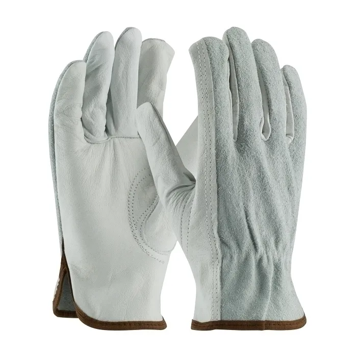 PIP 993K/M Hand Protection Leather Driver Gloves, M, Natural, Dozen | CL9NEY