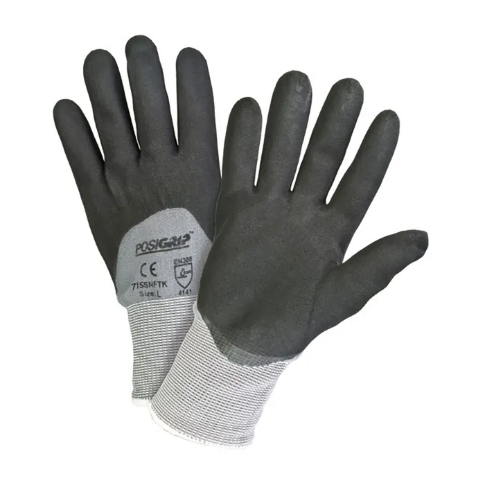 PIP 715SNFTK/M Hand Protection Seamless Glove Coated, M, Gray, Dozen | CL9KVN