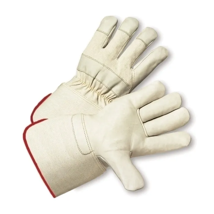 PIP 8000/S Hand Protection Leather Palm Gloves, S, Yellow, Dozen | CL9LEP