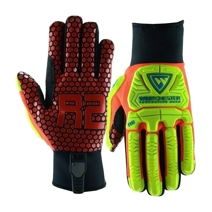 PIP 87010/M Hand Protection Hi Performance Glove, M, Red, Pair | CL9LQX