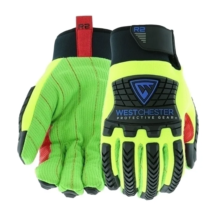 PIP 87812/M Hand Protection Hi Performance Glove, M, Hi-Vis Orange, Pair | CL9LTP
