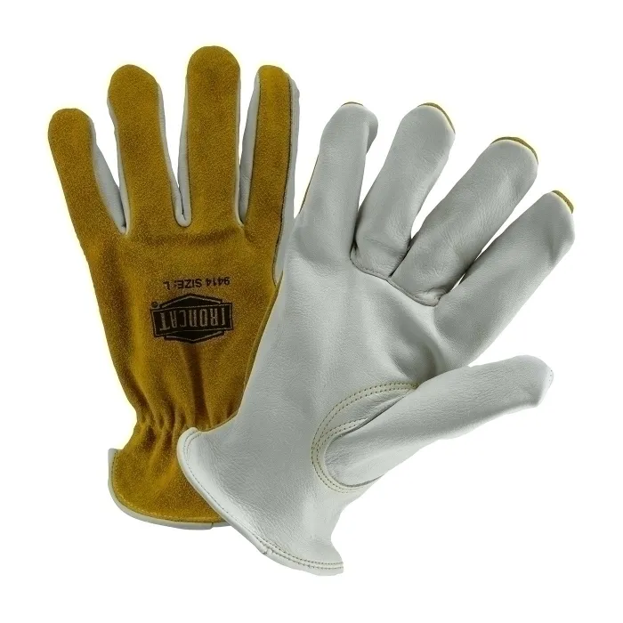 PIP 9414/L Welding Protection Gloves, L, Natural, Pair | CL9MYM
