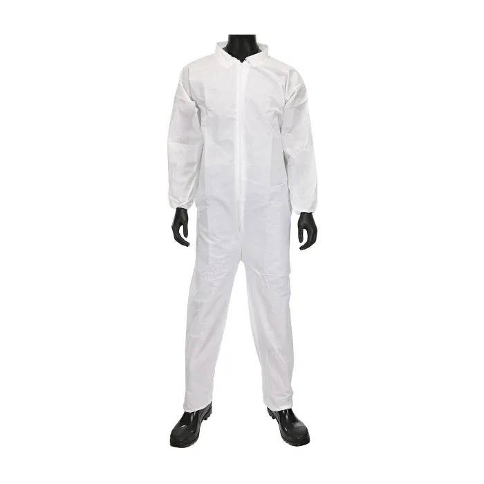 PIP C3852/L Protective Clothing Disposable Coverall, L, White, Case | CL9PCK