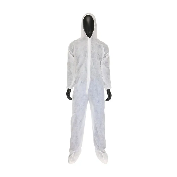PIP U1600/M Protective Clothing Disposable Cover, M, White, Case | CL9RBJ