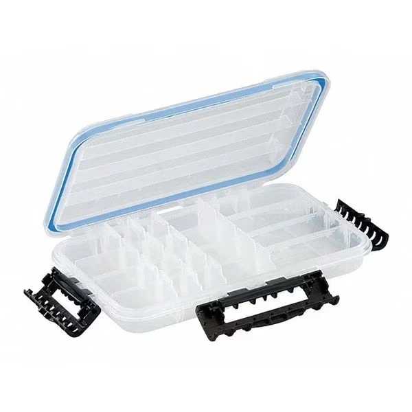 Adjustable Compartment Box with 5 to 20 compartments, Plastic, 1-3/4 Inch H x 7-1/4 Inch W
