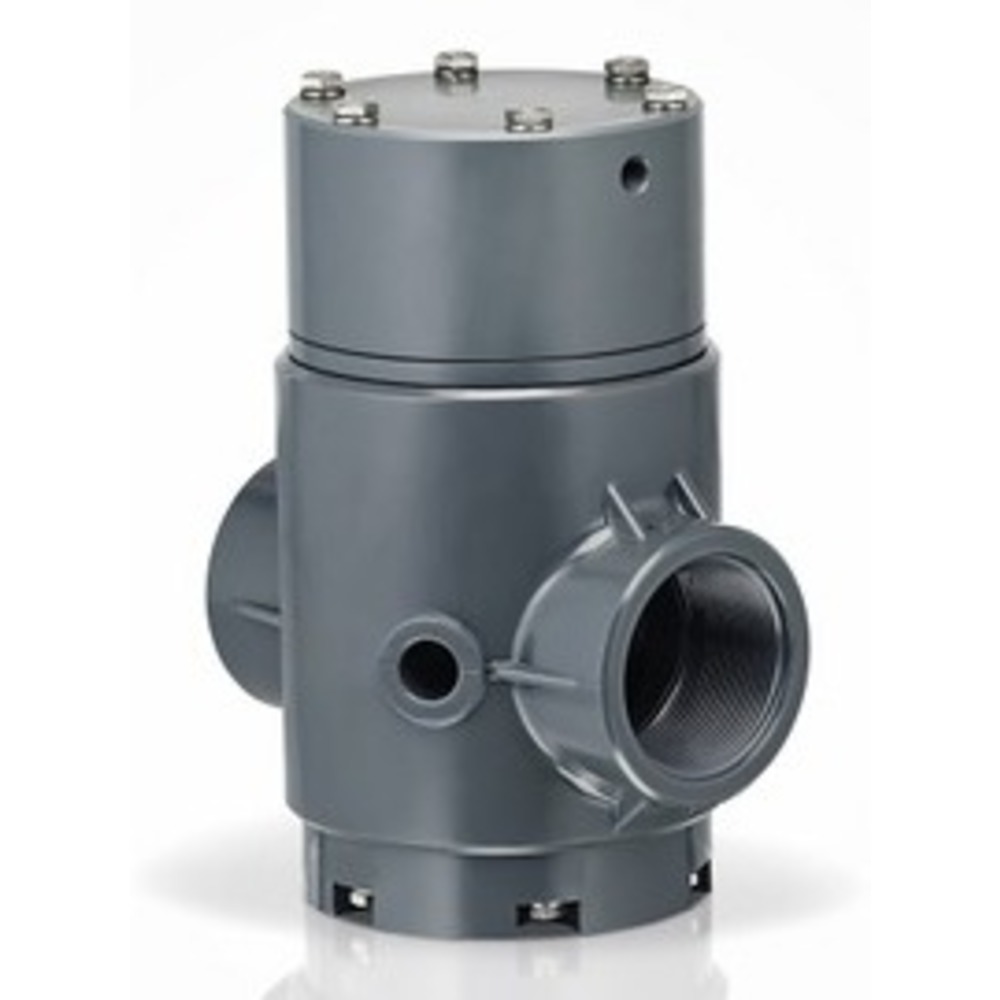 PLAST-O-MATIC BSRM100V-NC-PV Automatic Shutoff Valve, Viton Seal, PVC, 1 Inch Size | CD4JED