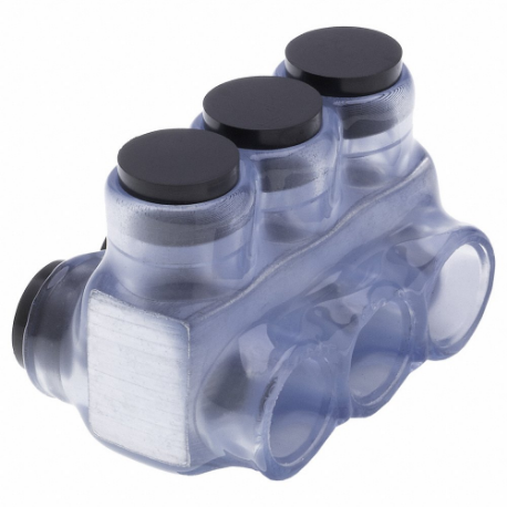 POLARIS IPLD2/0-3CB Wire Connector, Clear, 3 Ports, 14 AWG to 2/0 AWG Wire Size Range, Plastisol | CT7VGA 794HW1