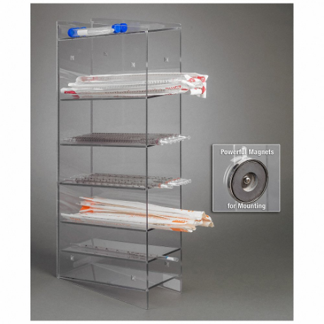 POLTEX PGSERPIP6-M 6 Pocket Serological Pipette Holder, Holds 6 Types of Serological Pipettes | CT7VUB 798L69