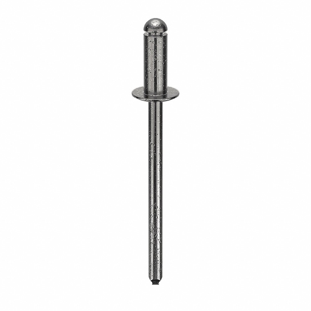 POP SD43BS201 Blind Rivet, 1/8 Inch Dia., 0.313 Inch Length, 500Pk | AD3HYN 3ZKH3