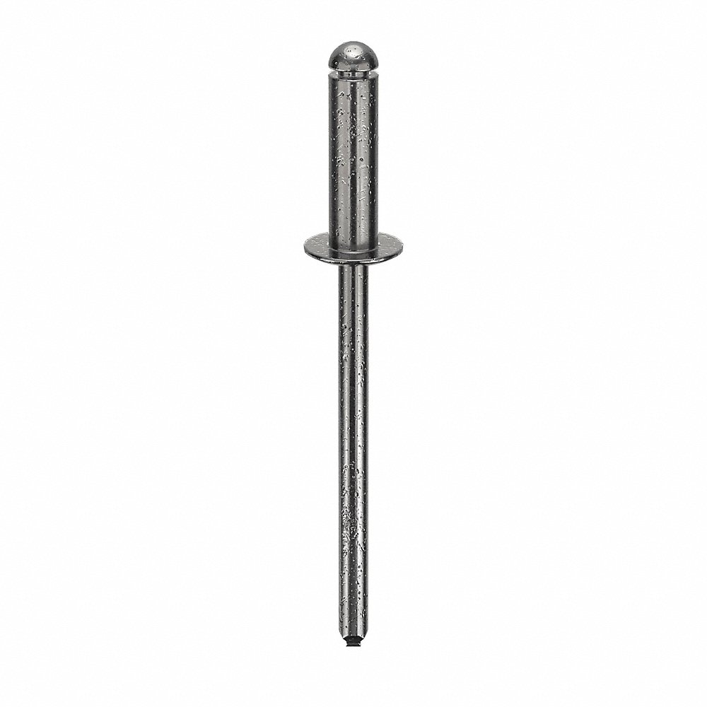 POP SD45BS201 Blind Rivet, 1/8 Inch Dia., 0.438 Inch Length, 500Pk | AD3HYT 3ZKH7