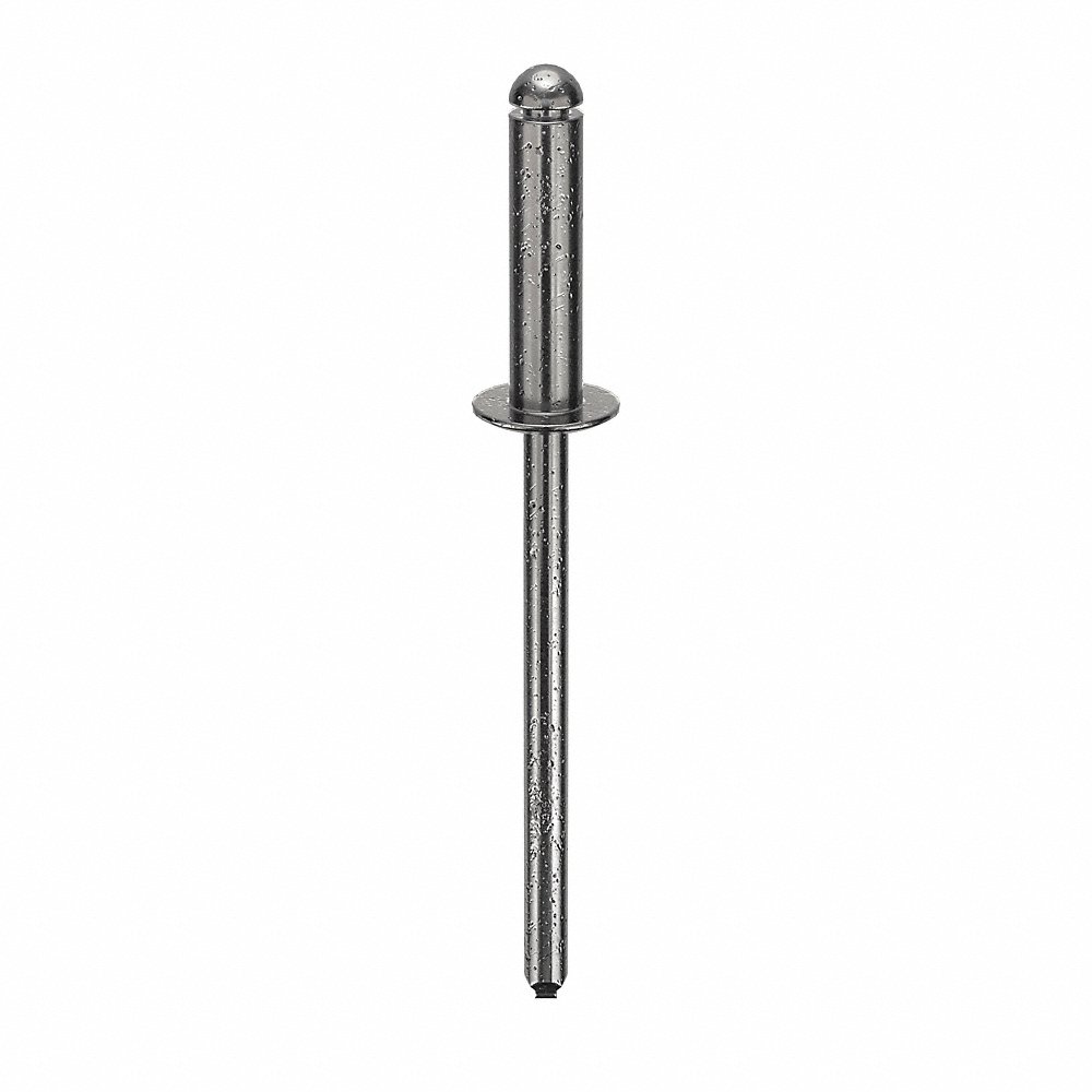 POP SD46BS201 Blind Rivet, 1/8 Inch Dia., 0.500 Inch Length, 500Pk | AD3HYU 3ZKH8