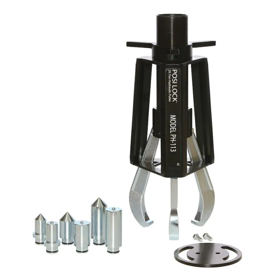 Hydraulic Puller System, 3 Jaws, 25 Ton Capacity