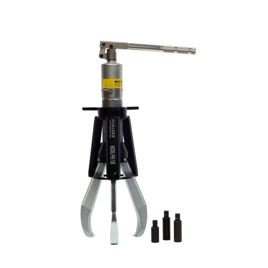 Hydraulic Puller System, 3 Jaws, 9.67 Inch Reach, 2.3 to 15.8 Inch Spread