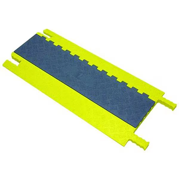 Cable Protector, Hinged, 5 Channels, 3 ft