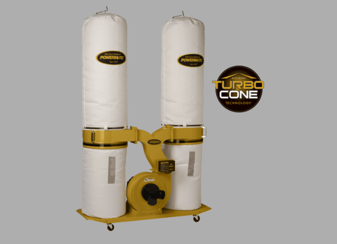 Dust Collector, 3 HP, 1 Phase, 230V, 30-Micron Bag Filter Kit