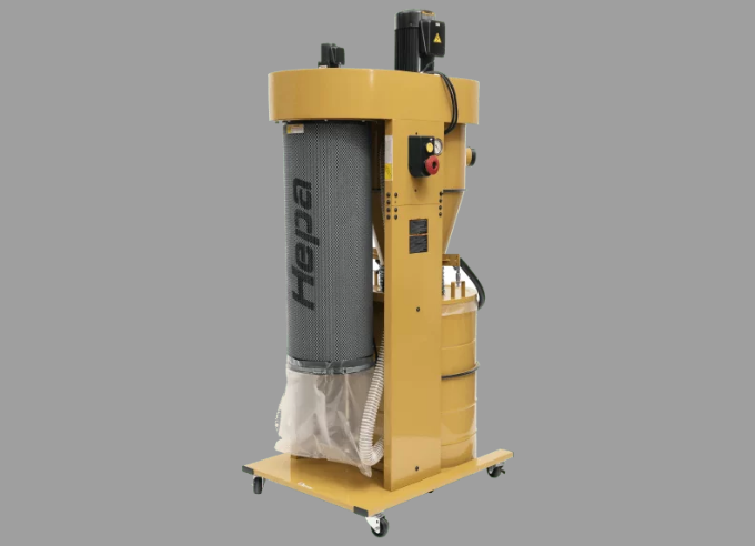 Cyclone Dust Collector, 3 HP, HEPA filter