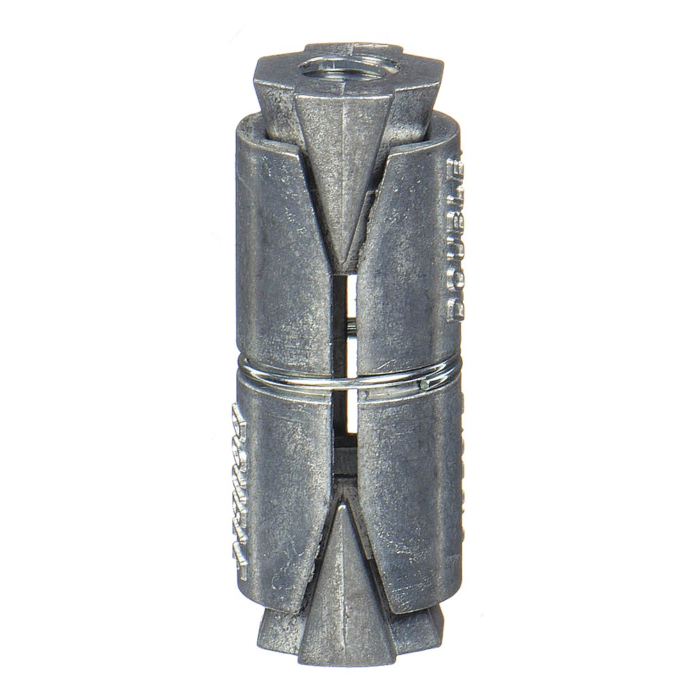 Expansion Anchor, Double, 2 In Lg., 3/4 In Drill Size, Zamac Alloy
