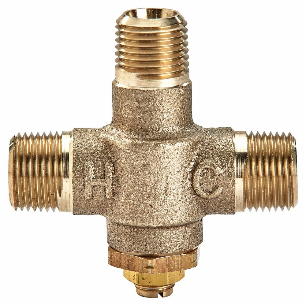 Mixing Valve, 1/2 Inch Inlet Size, 1/2 Inch Outlet Size, NPT x NPT