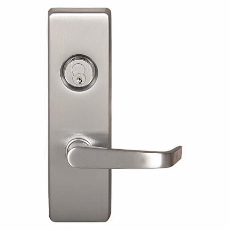 PRECISION 3R0V4908ALHRB630 Exit Device Trim, Lever, 1, Satin Stainless Steel, 36 Inch | CT7WYF 402P56
