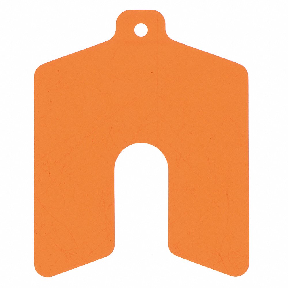 PRECISION BRAND 42101 Slotted Shim Tab Aa 0.0010 Inch - Pack Of 20 | AE3UTT 5GB91