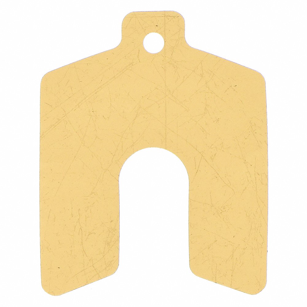 PRECISION BRAND 42105 Slotted Shim Tab Aa 0.0040 Inch - Pack Of 20 | AE3UTX 5GB95