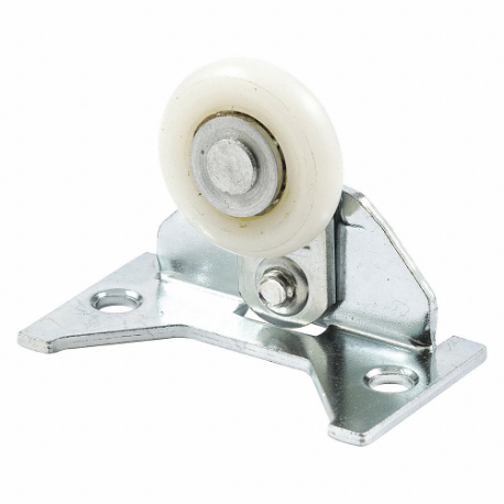 PRIME LINE N 6619 Closet Door Roller, Sliding Door, Nylon, Unfinished, 2 1/2 Inch Length, Steel, Silver | CT7YRF 430V36