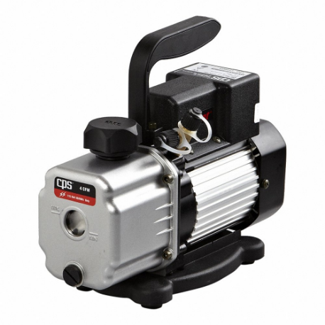 PRO SET VPC4SU Vacuum Pump, 4 cfm Displacement, 1/4 hp HP, 1/2 Inch ACME/1/4 Inch Flare Inlet Port Size | CT8DCV 406D57