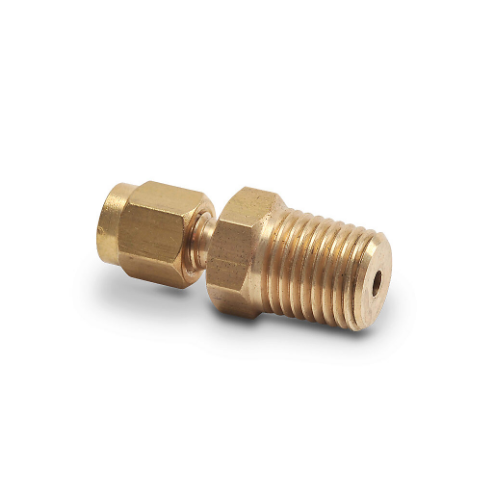 PROSENSE BCF18-25N Compression Fitting, Brass, 1/4 Inch Male Npt Process Connection | CV7MLC