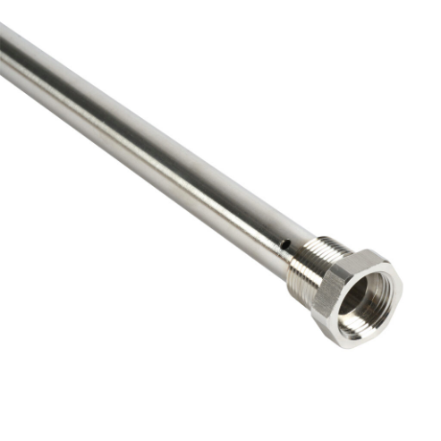 Coaxial Tube, 1000mm Length, 3/4 Inch Male Npt Process Connection, Stainless Steel