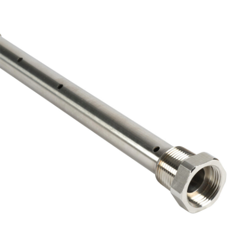 Coaxial Tube, 240mm Length, 3/4 Inch Male Npt Process Connection, Stainless Steel