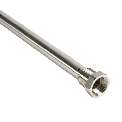 Coaxial Tube, 450mm Length, 3/4 Inch Male Npt Process Connection, Stainless Steel