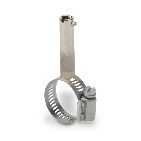 Pipe Clamp With Bayonet Adapter, 11/16 To 1-1/4 Inch Adjustable Dia.